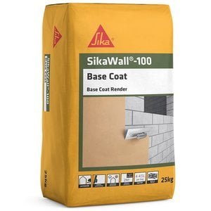 SikaWall 100 Base Coat Render in packaging. High-quality render supplies at Kelvin Timber. Durable and strong SikaWall 100 Base Coat Render.