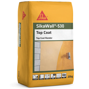 SikaWall 530 Top Coat Magnolia in packaging. High-quality render supplies at Kelvin Timber. Smooth and durable SikaWall 530 Top Coat Magnolia finish.