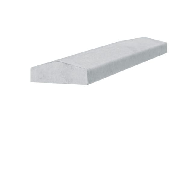 White Apex Wall Coping 140mm