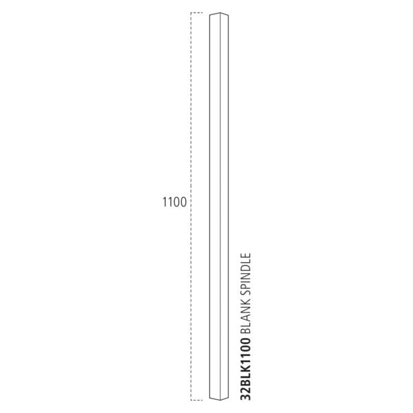 Benchmark Pine Blank Spindle - Image 2