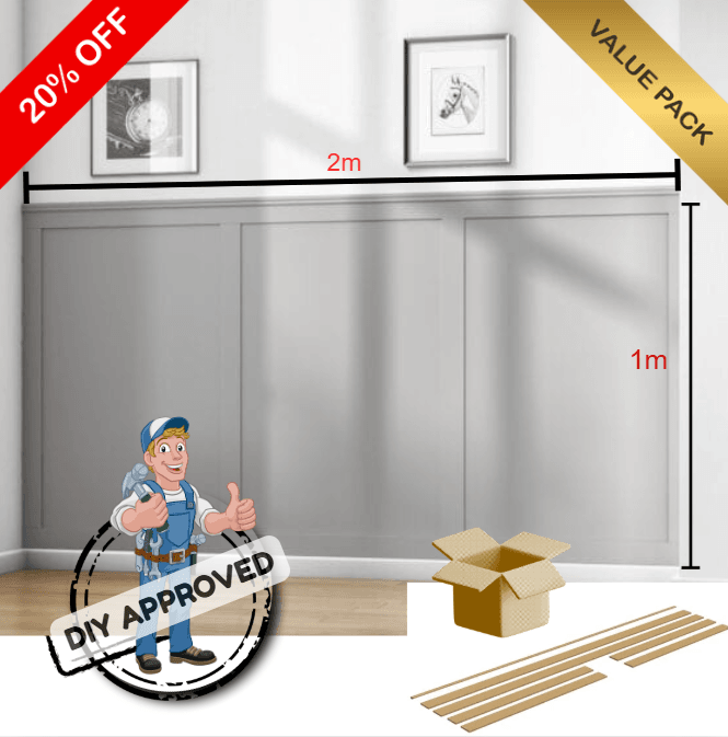 Modern Mdf Wall Panel Kit (WPKT2)