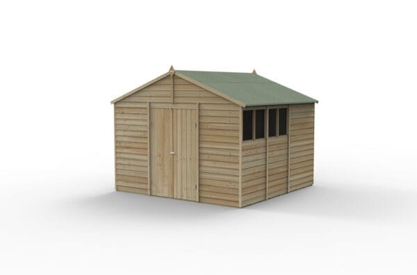 4LIFE Apex Shed 10x10 - Double Door - 4 Windows - Image 2