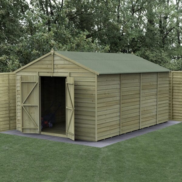 4LIFE Apex Shed 10x15 - Double Door - No Windows