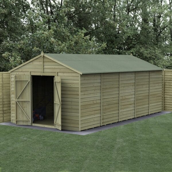 4LIFE Apex Shed 10x20 - Double Door - No Windows