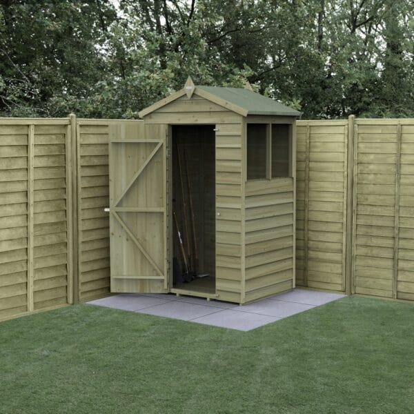 4LIFE Apex Shed 4x3 - Single Door - 2 Windows