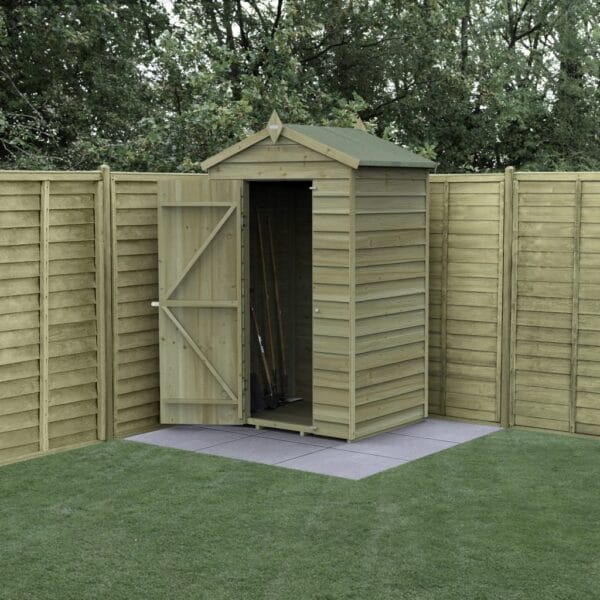 4LIFE Apex Shed 4x3 - Single Door - No Windows