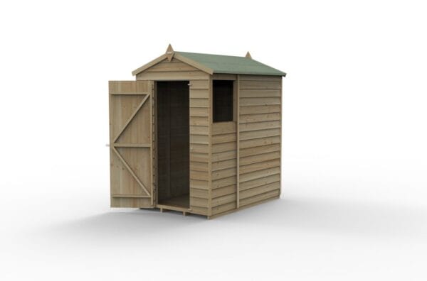 4LIFE Apex Shed 4×6 – Single Door – 1 Window - Image 2