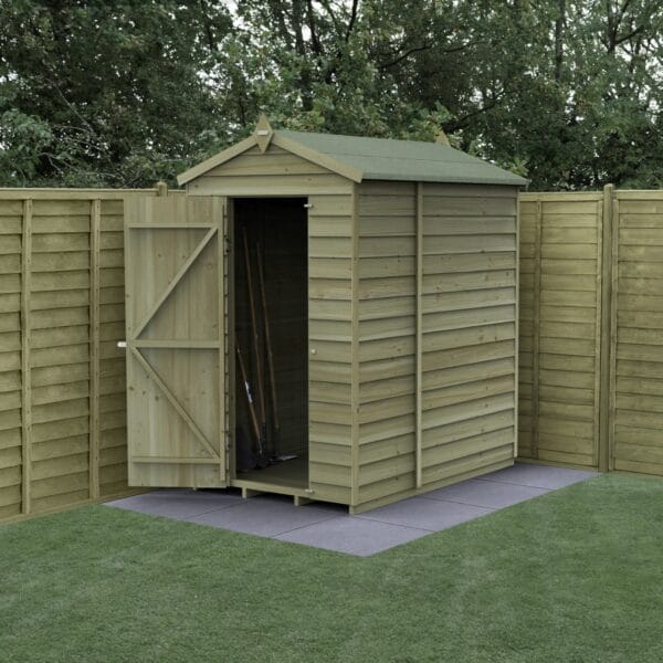 4LIFE Apex Shed 4×6 – Single Door – No Windows