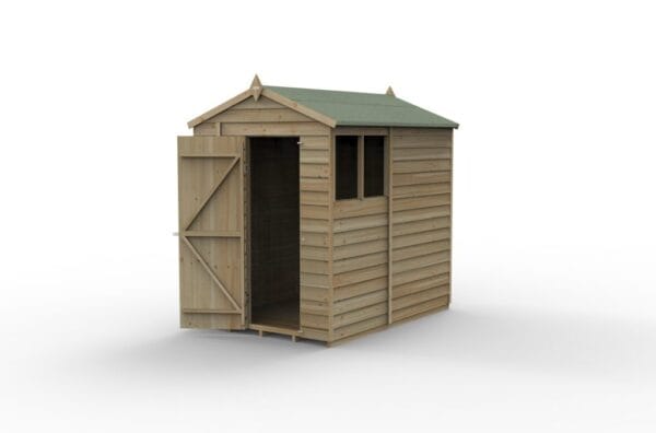 4LIFE Apex Shed 5x7 - Single Door - 2 Window - Image 3