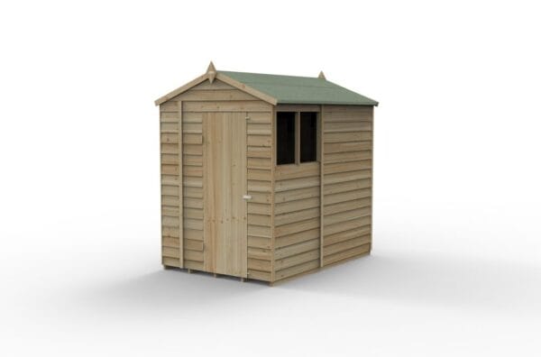 4LIFE Apex Shed 5x7 - Single Door - 2 Window - Image 2