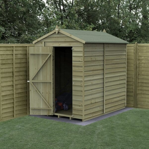 4LIFE Apex Shed 5x7 - Single Door - No Window