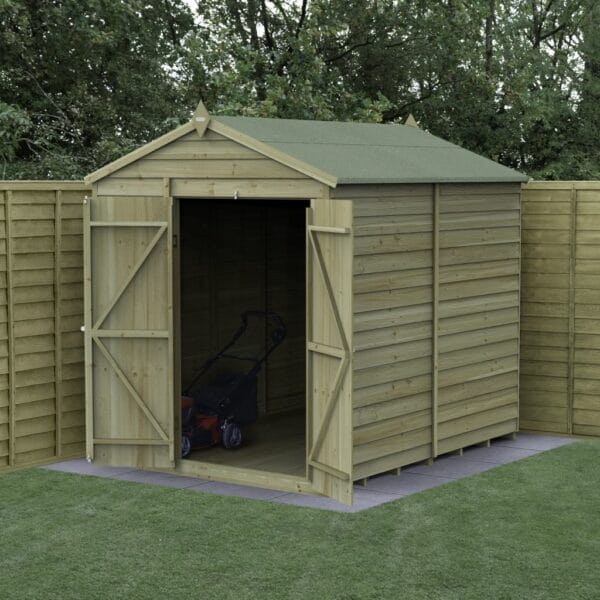 4LIFE Apex Shed 6×8 – Double Door – No Windows