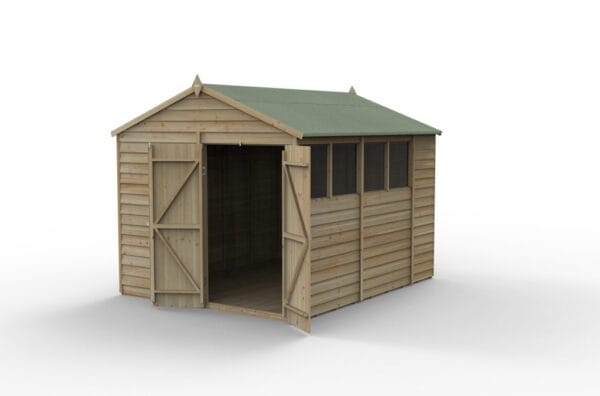 4LIFE Apex Shed 8×10 – Double Door – 4 Window - Image 3