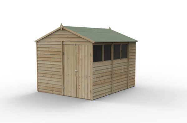 4LIFE Apex Shed 8×10 – Double Door – 4 Window - Image 2