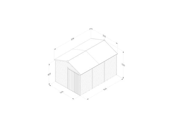 4LIFE Apex Shed 8×12 – Double Door – No Windows - Image 4