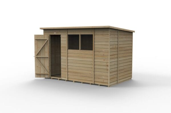 4LIFE Pent Shed 10×6 – Single Door – 2 Windows - Image 2