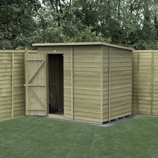 4LIFE Pent Shed 7×5 – Single Door – No Windows