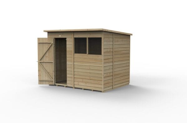 4LIFE Pent Shed 8x6 - Single Door - 2 Windows - Image 3