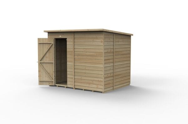 4LIFE Pent Shed 8×6 – Single Door – No Windows - Image 2