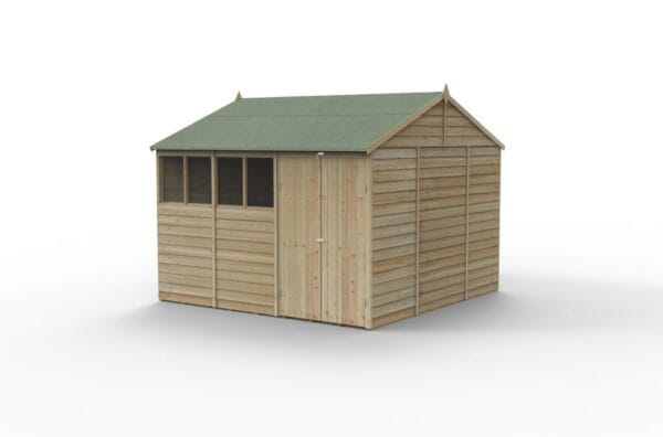 4LIFE Reverse Apex Shed 10×10 – Double Door – 4 Windows - Image 2