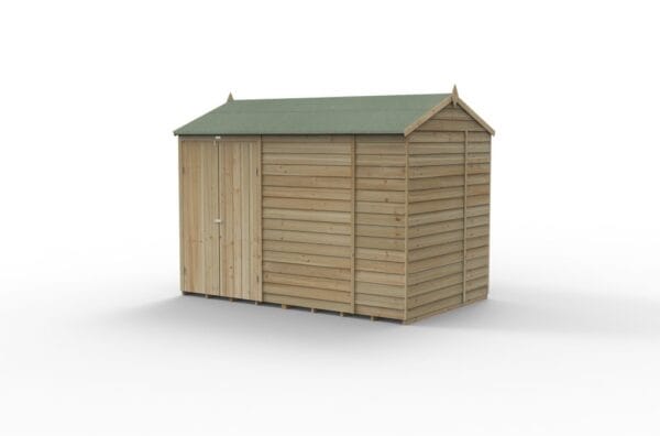 4LIFE Reverse Apex Shed 10×6 – Double Door – No Windows - Image 3