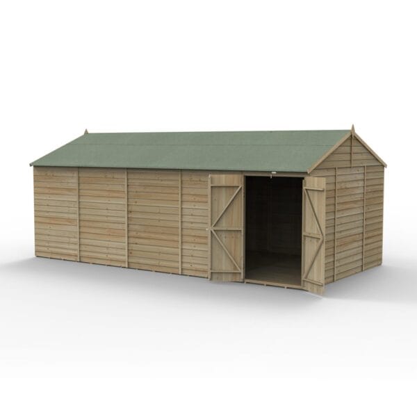 4LIFE Reverse Apex Shed 20×10 – Double Door – No Windows - Image 3