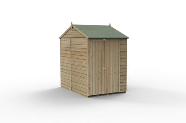 4LIFE Reverse Apex Shed 5×7 – Double Door – No Windows - Image 4