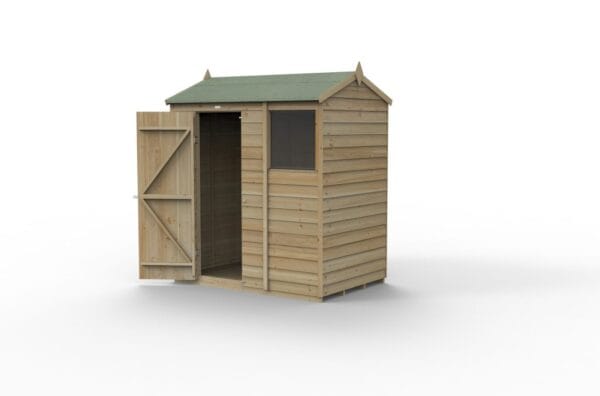 4LIFE Reverse Apex Shed 6×4 – Single Door – 1 Window - Image 9