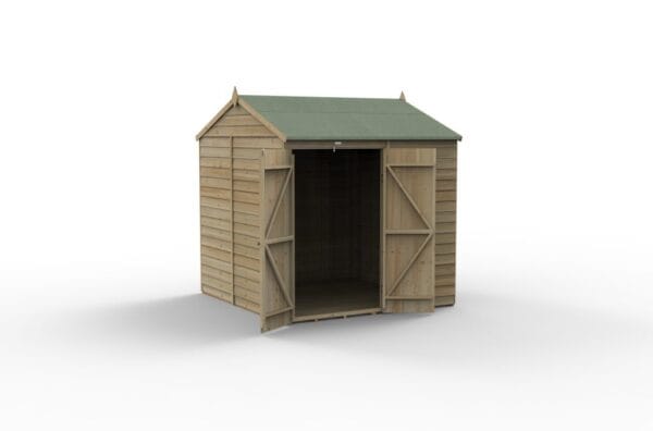 4LIFE Reverse Apex Shed 7×7 – Double Door – No Windows - Image 3