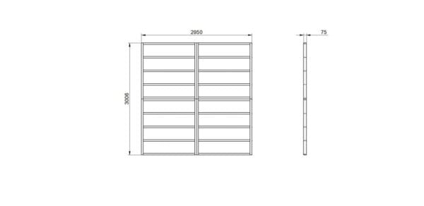 4LIFE Apex Shed 10x10 - Double Door - No Windows - Image 9