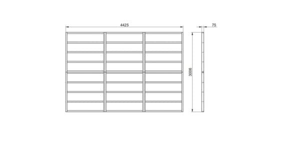 4LIFE Reverse Apex Shed 15×10 – Double Door – 6 Windows - Image 11