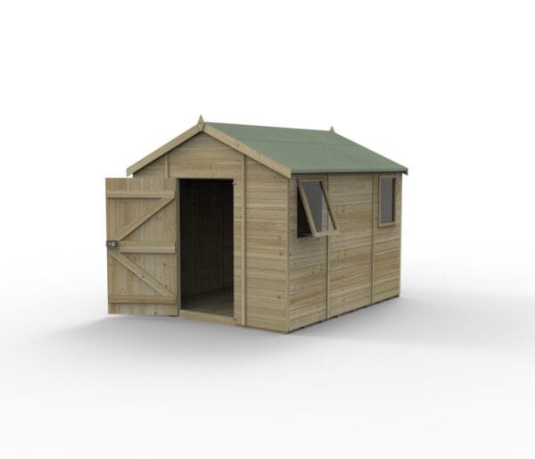 Timberdale 10×8 Apex Shed – Two Windows - Image 2