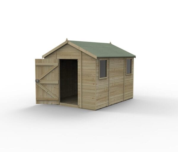 Timberdale 10×8 Apex Shed – Two Windows - Image 3