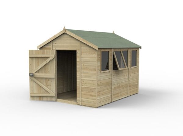 Timberdale 10×8 Apex Shed – Four Windows - Image 3