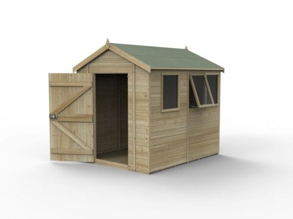 Timberdale 8×6 Apex Shed – Three Windows) - Image 3