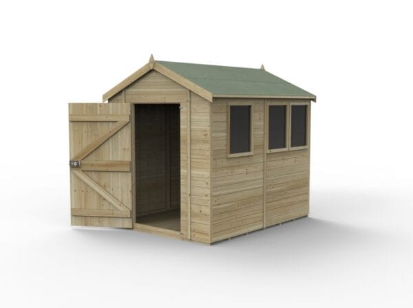 Timberdale 8×6 Apex Shed – Three Windows) - Image 2