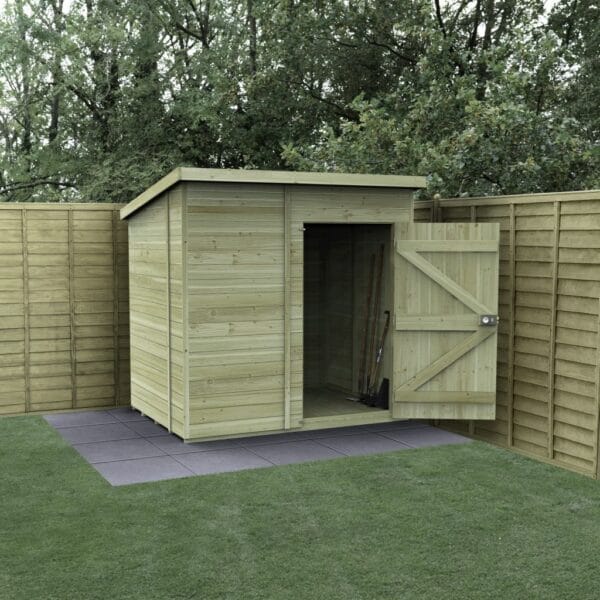 Timberdale 7×5 Pent Shed No Window