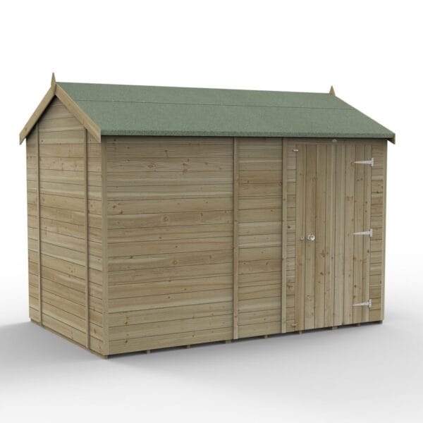 Timberdale 10×6 Reverse Apex Shed No Window) - Image 3