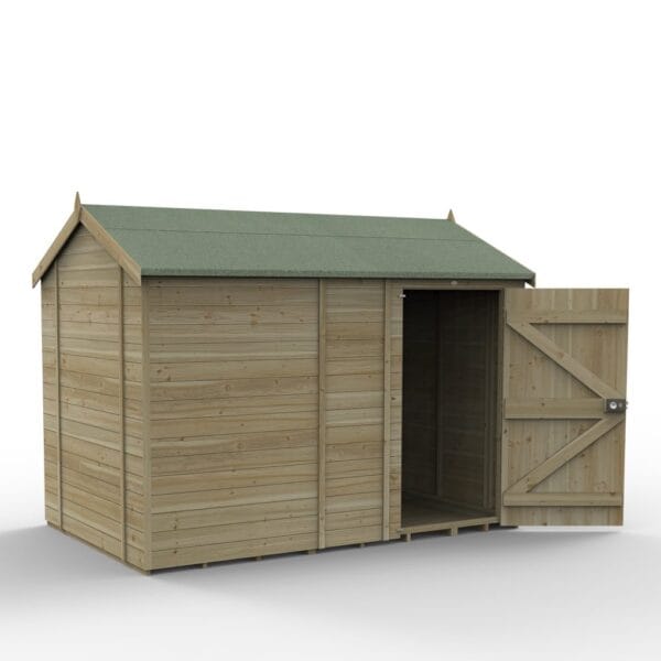 Timberdale 10×6 Reverse Apex Shed No Window) - Image 2