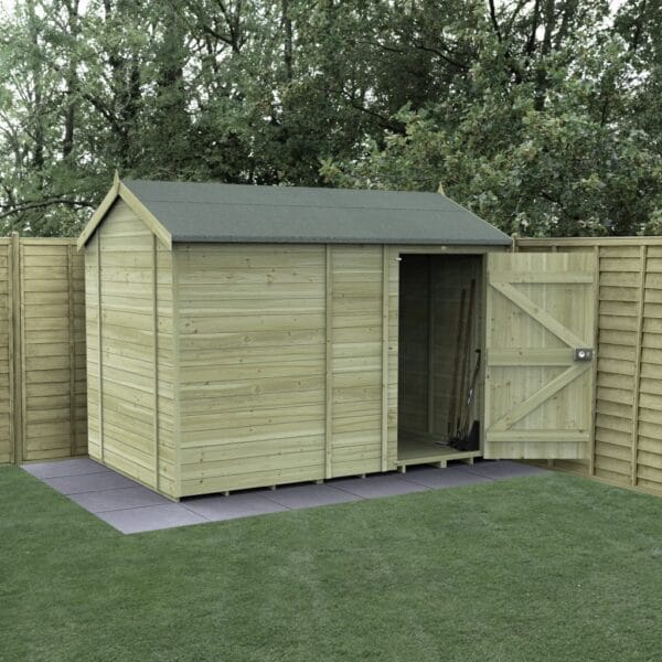 Timberdale 10×6 Reverse Apex Shed No Window)