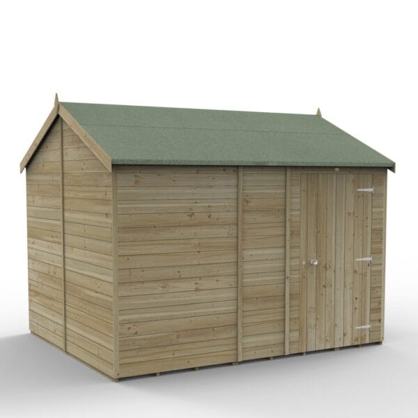 Timberdale 10×8 Reverse Apex Shed No Window - Image 2