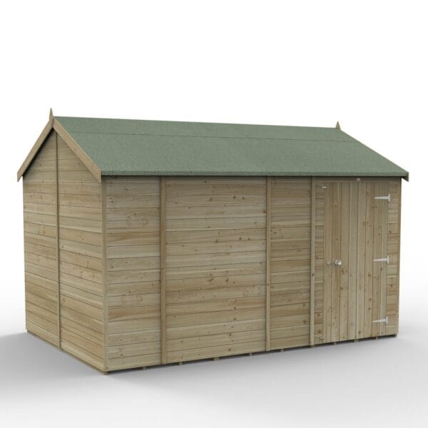 Timberdale 12×8 Reverse Apex Shed No Window - Image 2