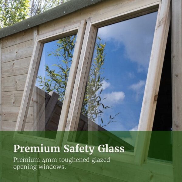 Timberdale 10×8 Apex Shed – Four Windows - Image 12