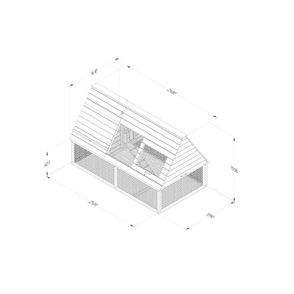 Large Raised Chicken Coop - Image 17