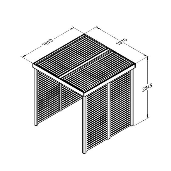 Modular Pergola with 3 Side Panel Pack - Image 3