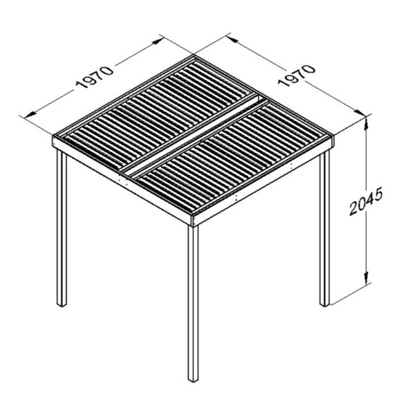 Modular Pergola No Sides - Image 3