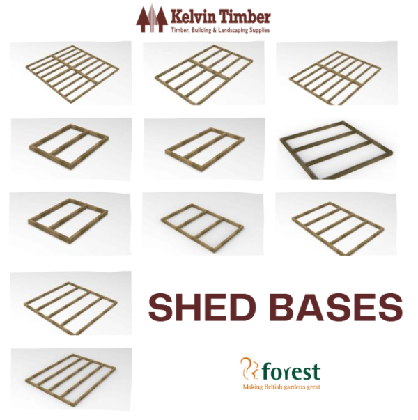 Shed Bases Pressure Treated  Various Sizes