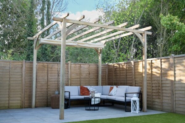 Ultima Pergola - 3.6 x 3.6m with Canopy - Image 3