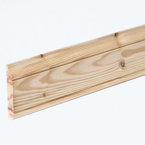 15X145mm Red Pine Dar Skirting Ogee