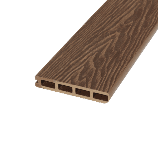 3.6m Composite Decking Bullnose Board – Deep Woodgrain Finish - Image 4